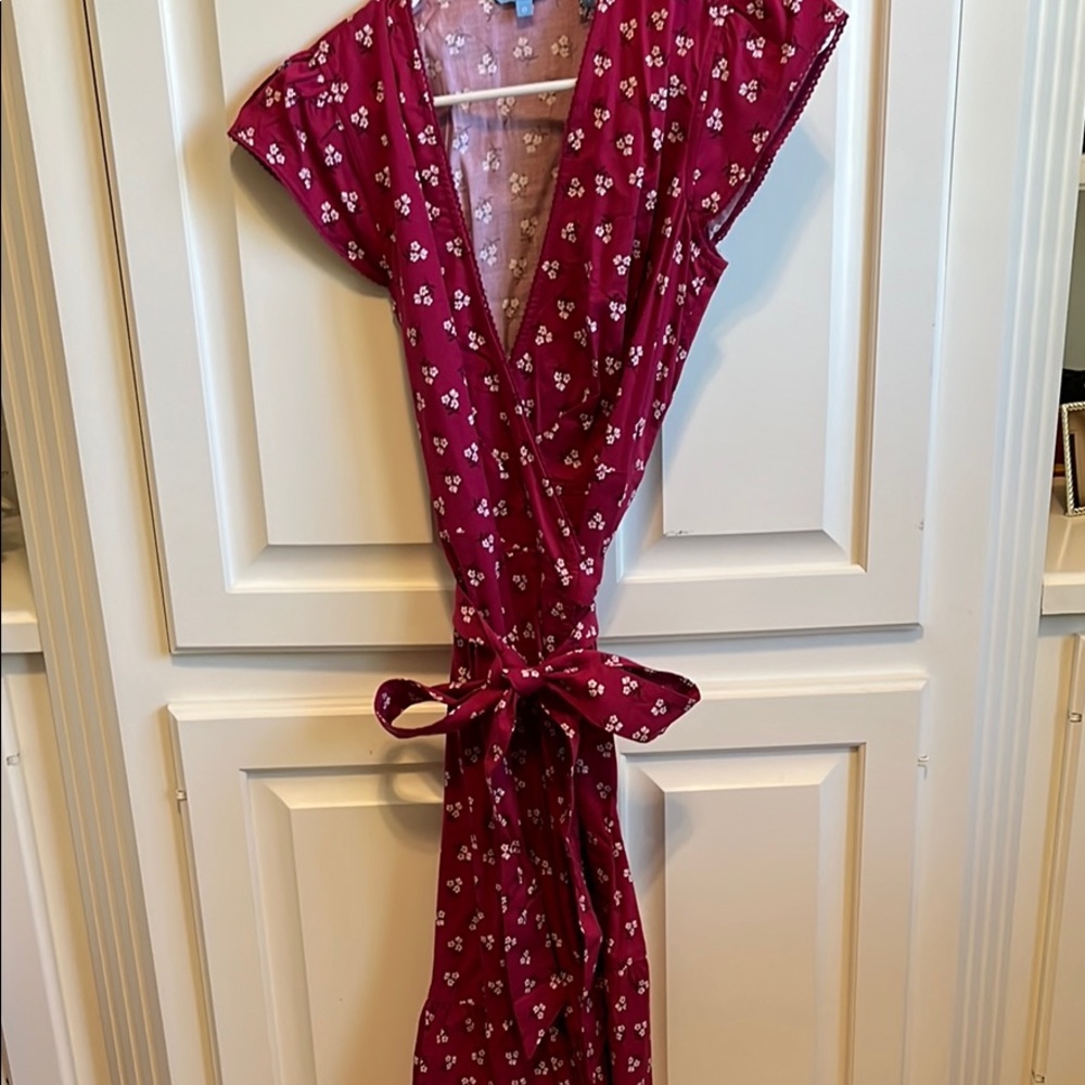 Draper James Wrap Flounce dress.